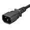 Monoprice SJT Extension Cord, 16 AWG, Indoor, 16/3, 1 Outlets, IEC 60320 C13, Black, IEC 60320 C14, 25 ft 40106 - alternate 6